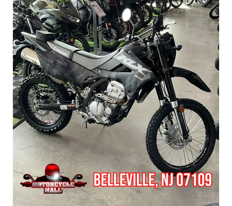 2024 Kawasaki KLX®300 Cypher Camo Gray