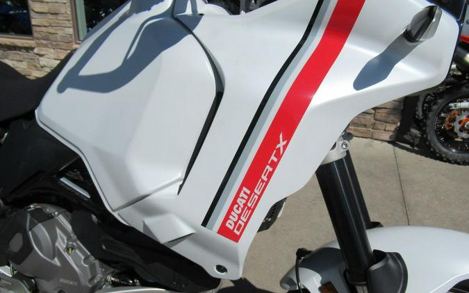 2026 Ducati Desert X Star White Silk