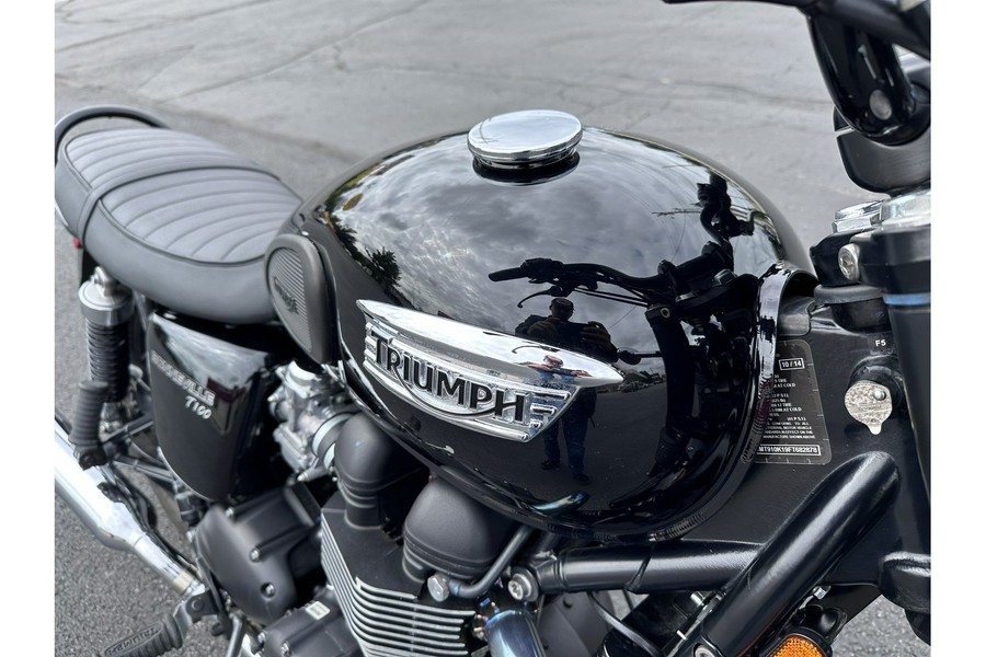 2015 Triumph Bonneville T100 Black