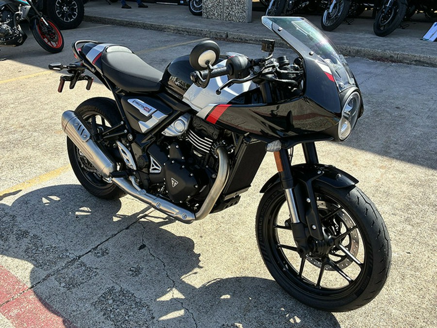 2026 Triumph Thruxton 400 Phantom Black Aluminium Silver