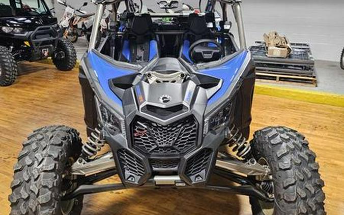 2024 Can-Am® Maverick X3 MAX X rs Turbo RR with Smart-Shox Dazzling Blue & Carbon Black