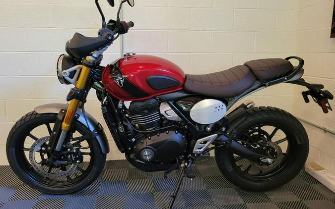 new 2024 Triumph Scrambler 400 X