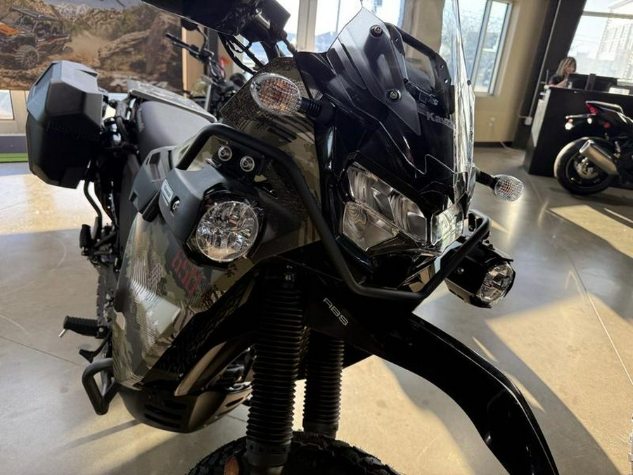 2026 Kawasaki KLR®650 Adventure ABS Cypher Camo Beige