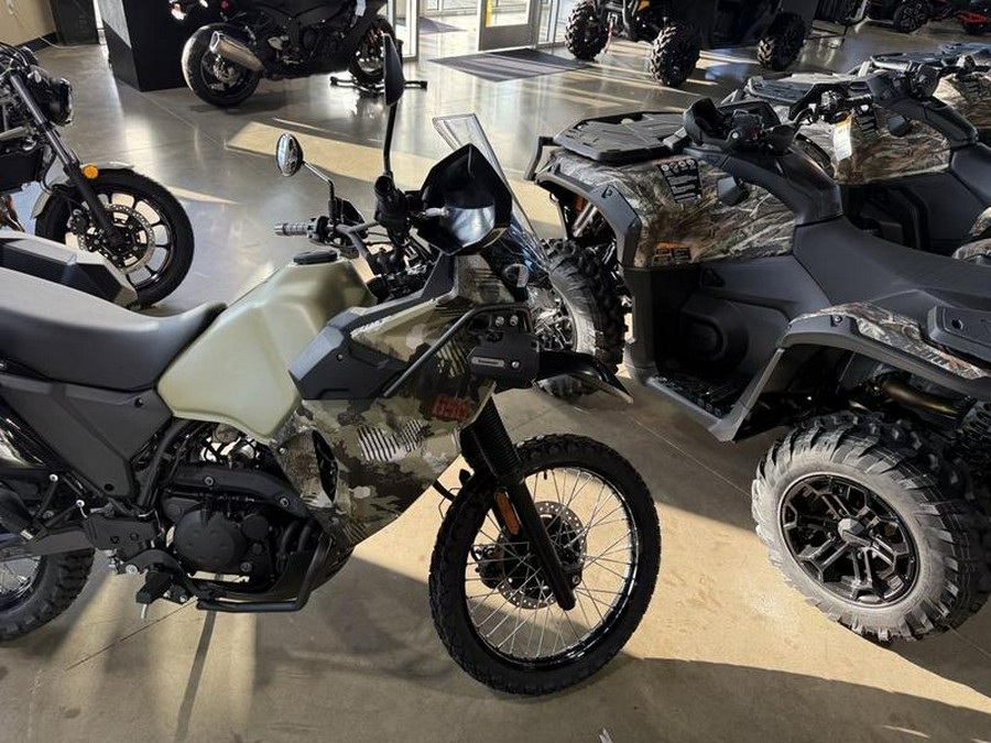 2026 Kawasaki KLR®650 Adventure ABS Cypher Camo Beige