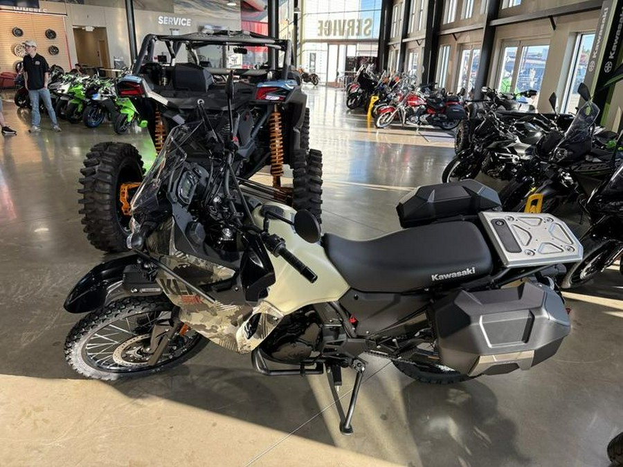 2026 Kawasaki KLR®650 Adventure ABS Cypher Camo Beige