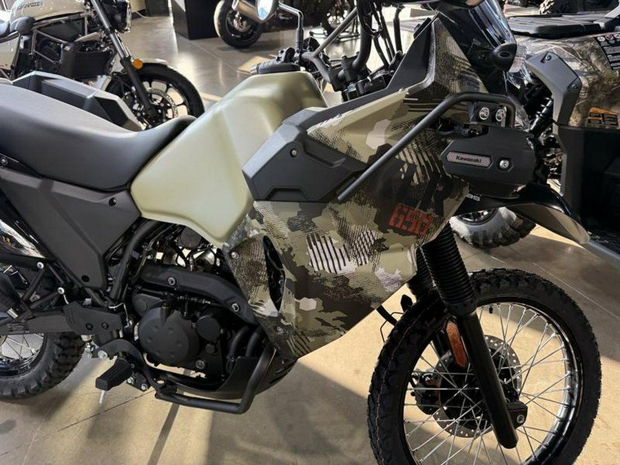 2026 Kawasaki KLR®650 Adventure ABS Cypher Camo Beige