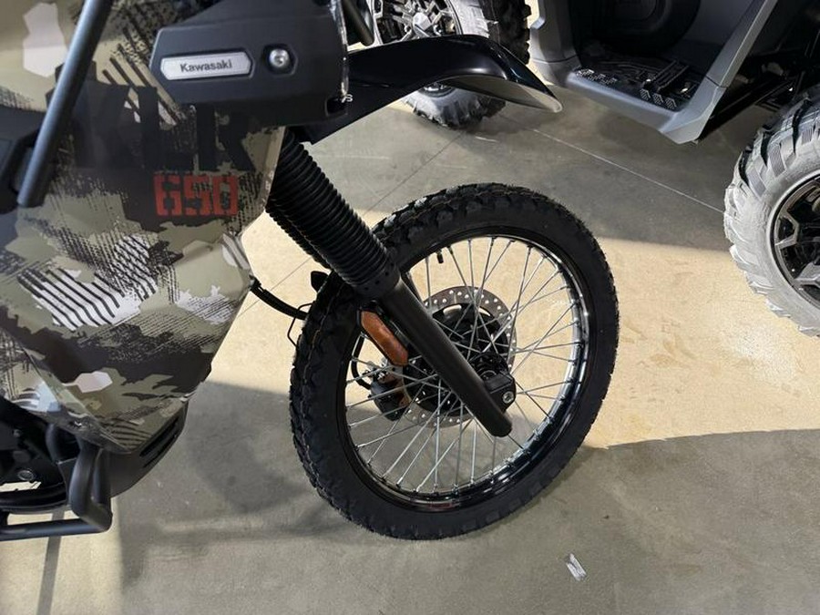 2026 Kawasaki KLR®650 Adventure ABS Cypher Camo Beige