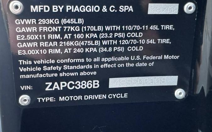 2009 VESPA S 50 4V