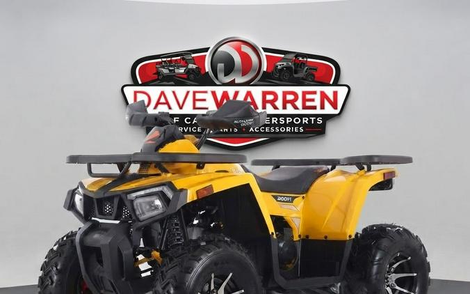 2026 Denago Powersports Mudhawk 200FI ATV Yellow - D10584