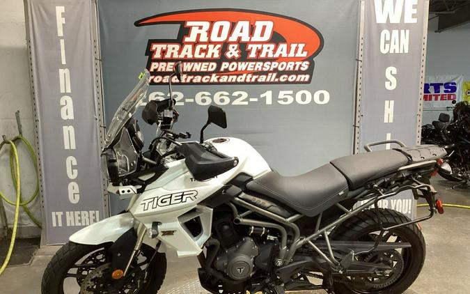 2018 Triumph Tiger 800 XRT Crystal White