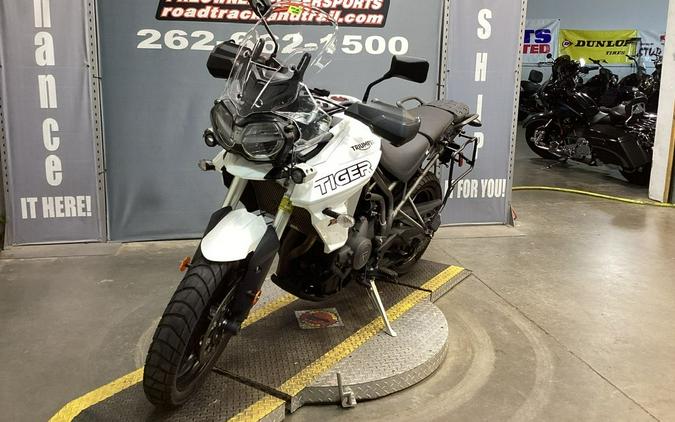 2018 Triumph Tiger 800 XRT Crystal White