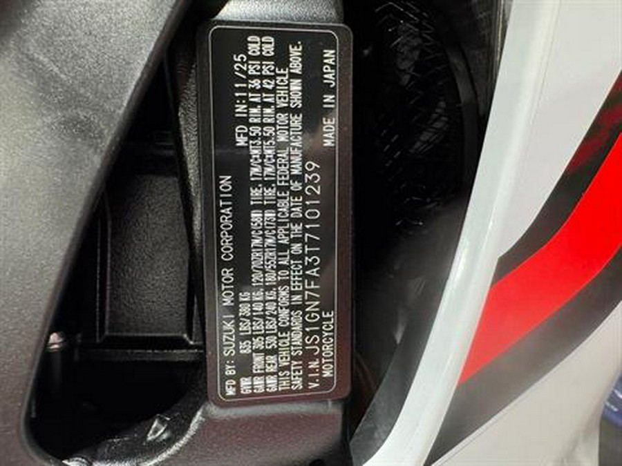 2026 Suzuki GSX-R600Z 40th Anniversary Edition