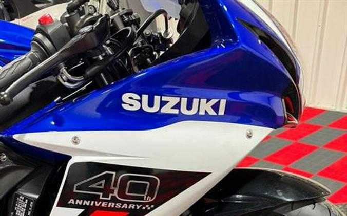 2026 Suzuki GSX-R600Z 40th Anniversary Edition
