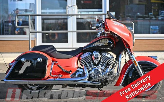 2017 Indian Motorcycle® Chieftain® Wildfire Red Over Thunder Black