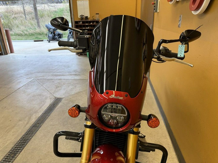 2025 Indian 101 Scout Sunset Red Metallic With Graphics