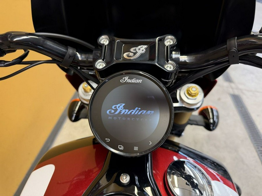 2025 Indian 101 Scout Sunset Red Metallic With Graphics