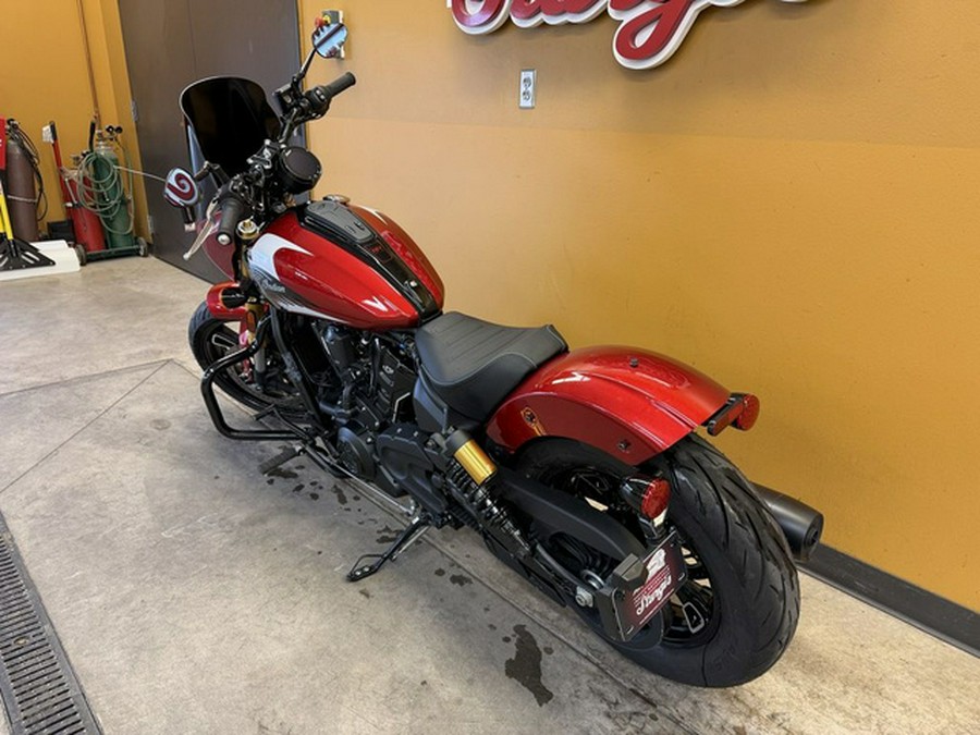 2025 Indian 101 Scout Sunset Red Metallic With Graphics