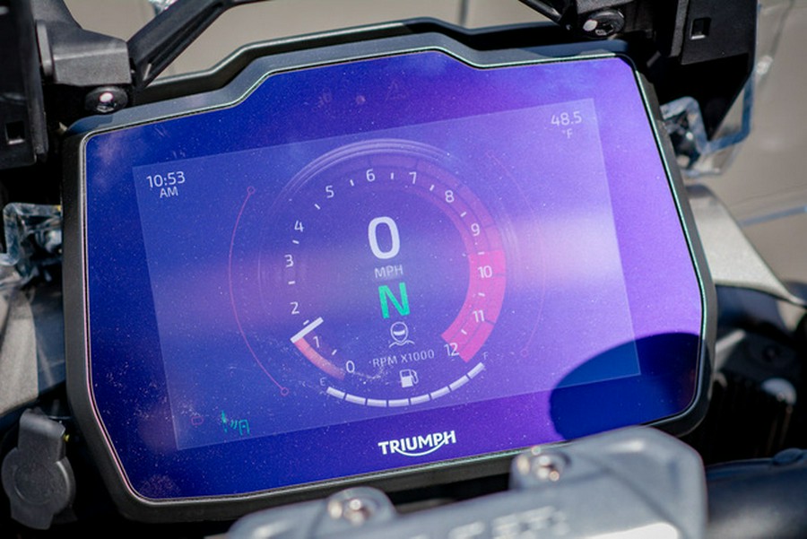 2026 Triumph Tiger 1200 Alpine Edition Satin crystal white