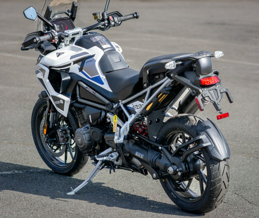 2026 Triumph Tiger 1200 Alpine Edition Satin crystal white
