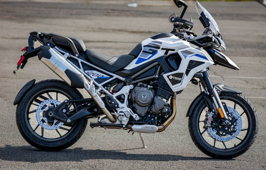 2026 Triumph Tiger 1200 Alpine Edition Satin crystal white