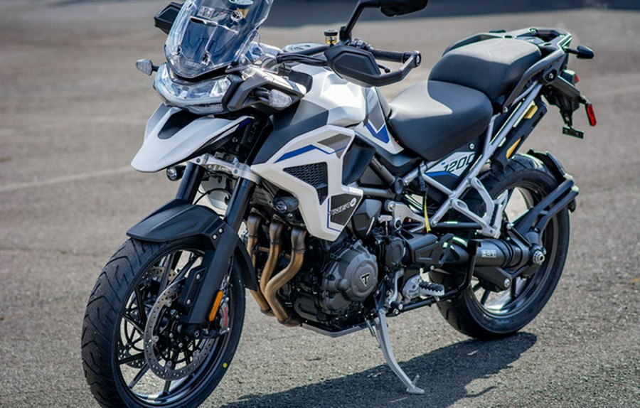 2026 Triumph Tiger 1200 Alpine Edition Satin crystal white