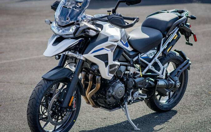 2026 Triumph Tiger 1200 Alpine Edition Satin crystal white