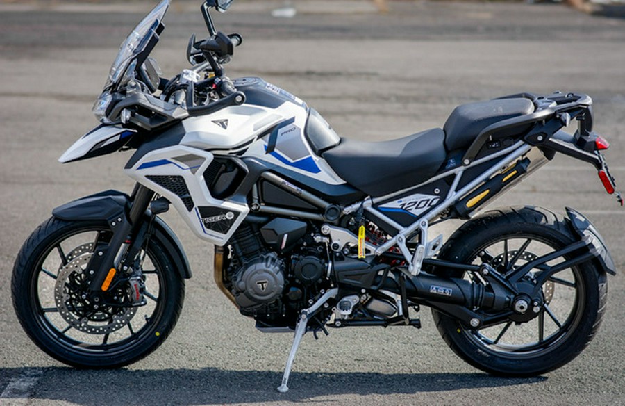 2026 Triumph Tiger 1200 Alpine Edition Satin crystal white