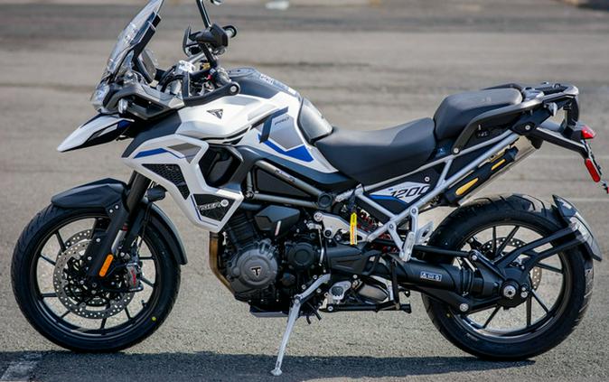 2026 Triumph Tiger 1200 Alpine Edition Satin crystal white