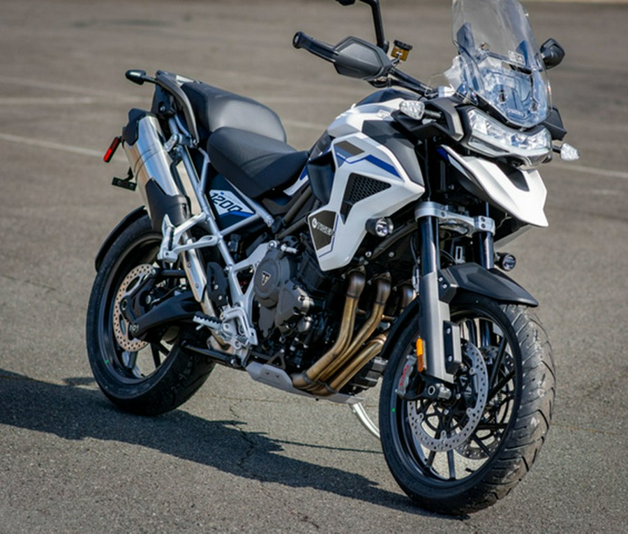 2026 Triumph Tiger 1200 Alpine Edition Satin crystal white