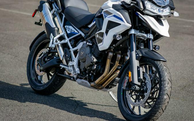 2026 Triumph Tiger 1200 Alpine Edition Satin crystal white