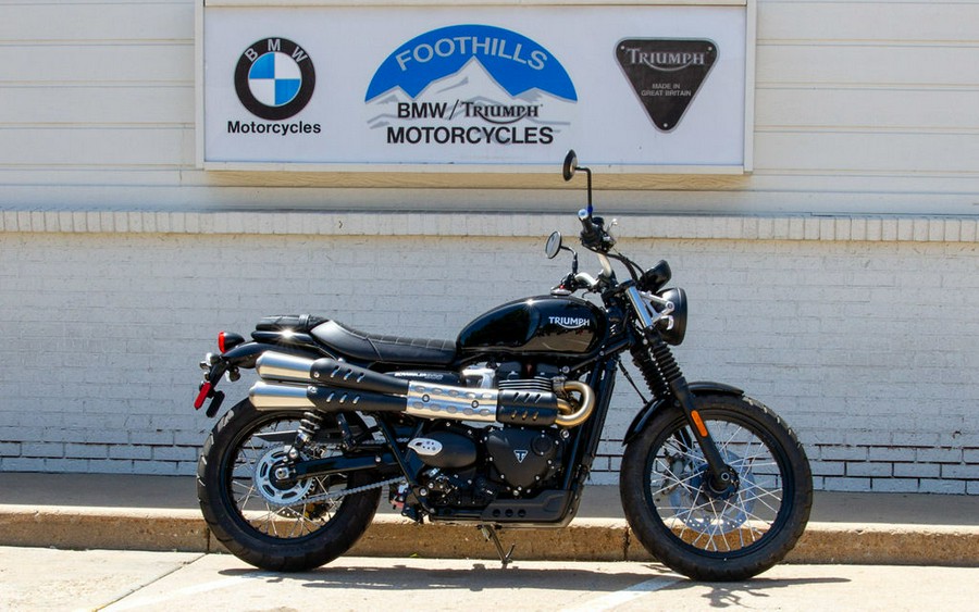 2023 Triumph Scrambler 900 Jet Black