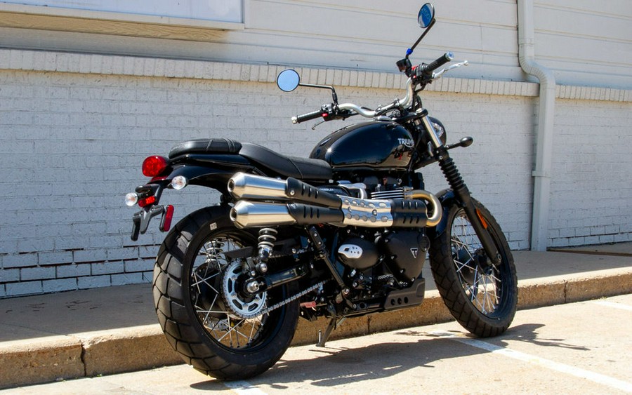 2023 Triumph Scrambler 900 Jet Black