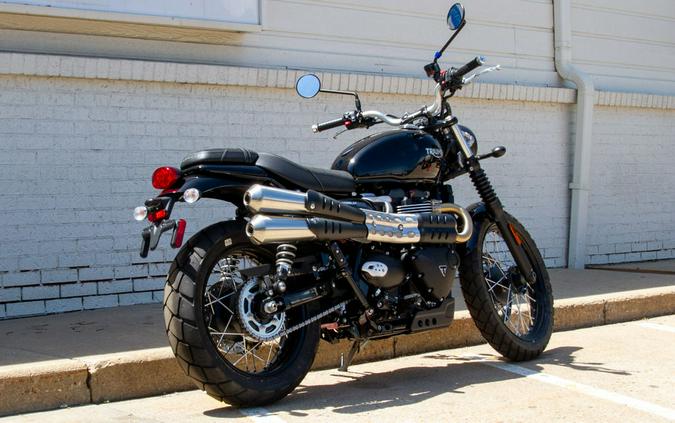 2023 Triumph Scrambler 900 Jet Black