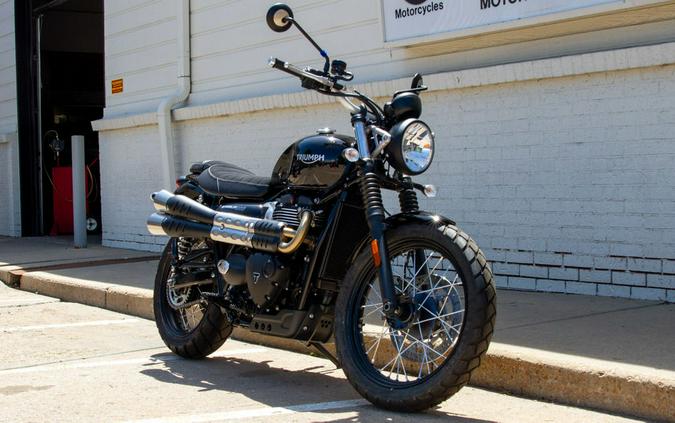 2023 Triumph Scrambler 900 Jet Black