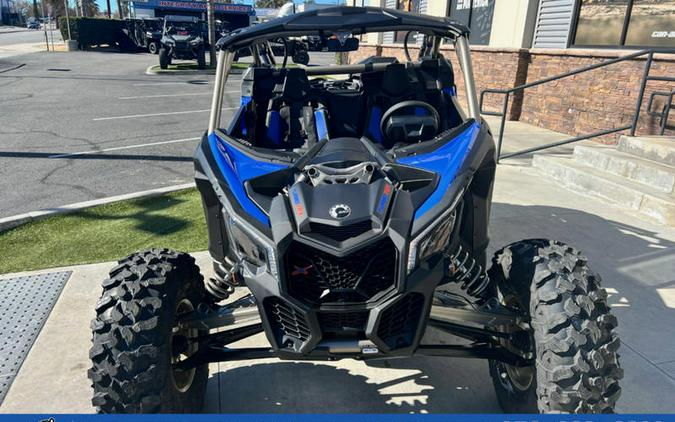 2024 Can-Am® Maverick X3 X rs Turbo RR with Smart-Shox Dazzling Blue & Carbon Black