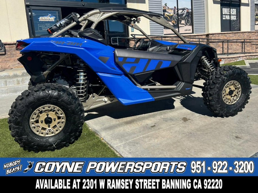 2024 Can-Am® Maverick X3 X rs Turbo RR with Smart-Shox Dazzling Blue & Carbon Black