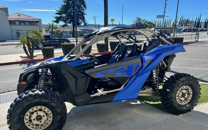 2024 Can-Am® Maverick X3 X rs Turbo RR with Smart-Shox Dazzling Blue & Carbon Black