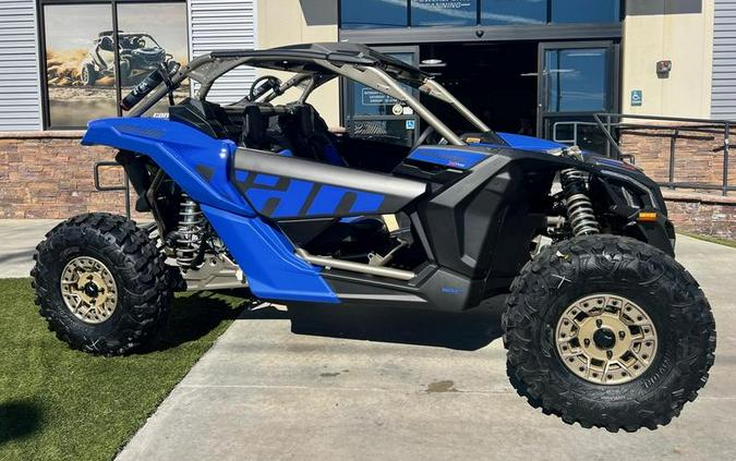 2024 Can-Am® Maverick X3 X rs Turbo RR with Smart-Shox Dazzling Blue & Carbon Black