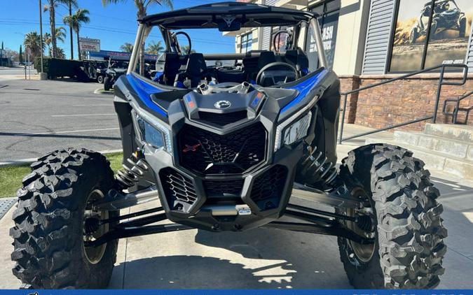 2024 Can-Am® Maverick X3 X rs Turbo RR with Smart-Shox Dazzling Blue & Carbon Black