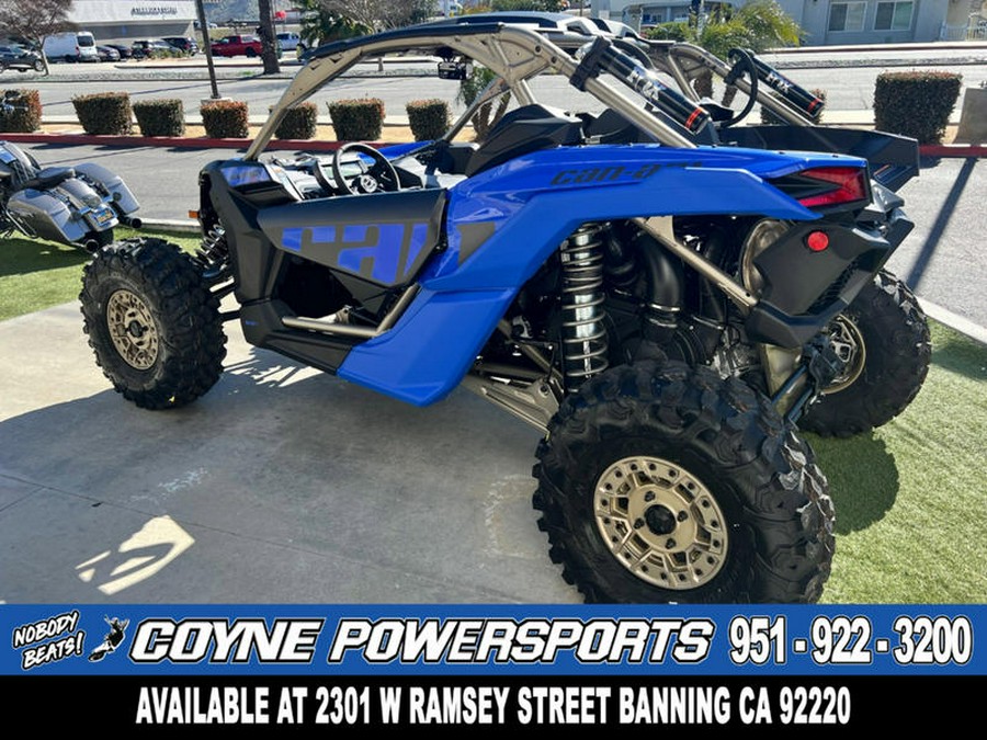 2024 Can-Am® Maverick X3 X rs Turbo RR with Smart-Shox Dazzling Blue & Carbon Black