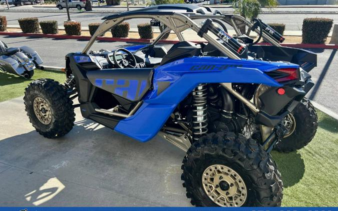 2024 Can-Am® Maverick X3 X rs Turbo RR with Smart-Shox Dazzling Blue & Carbon Black