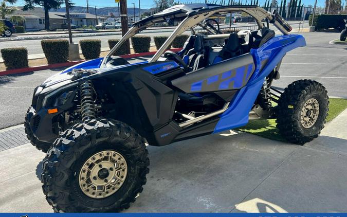 2024 Can-Am® Maverick X3 X rs Turbo RR with Smart-Shox Dazzling Blue & Carbon Black