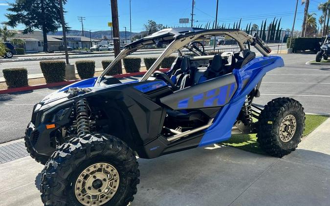 2024 Can-Am® Maverick X3 X rs Turbo RR with Smart-Shox Dazzling Blue & Carbon Black