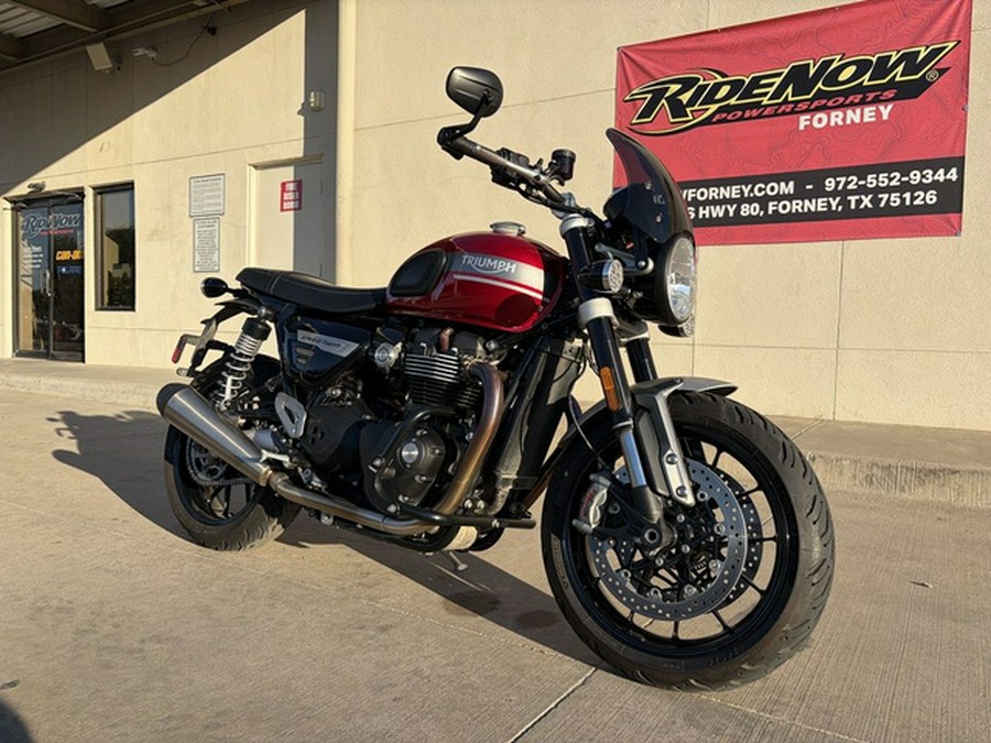 2022 Triumph Speed Twin Red Hopper 1200