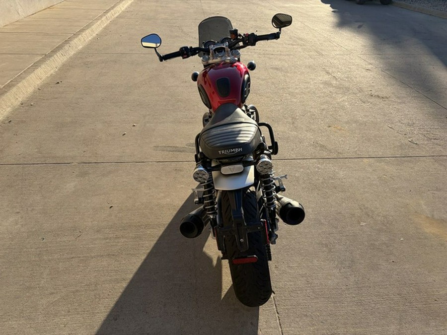 2022 Triumph Speed Twin Red Hopper 1200