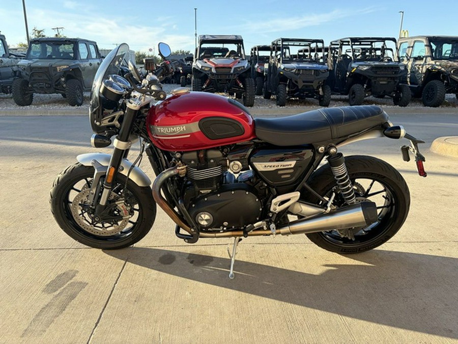 2022 Triumph Speed Twin Red Hopper 1200