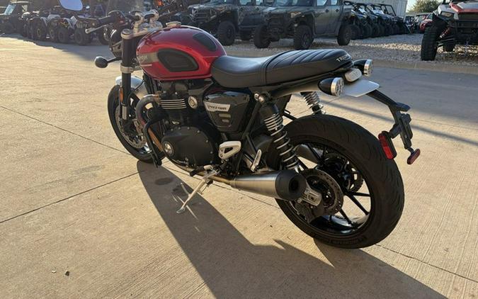 2022 Triumph Speed Twin Red Hopper 1200