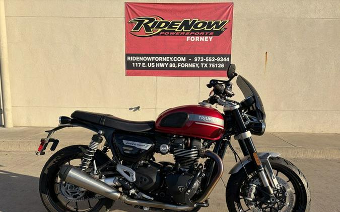 2022 Triumph Speed Twin Red Hopper 1200