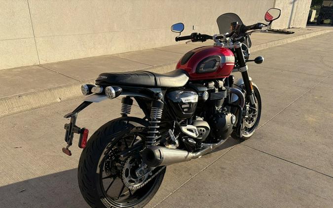 2022 Triumph Speed Twin Red Hopper 1200