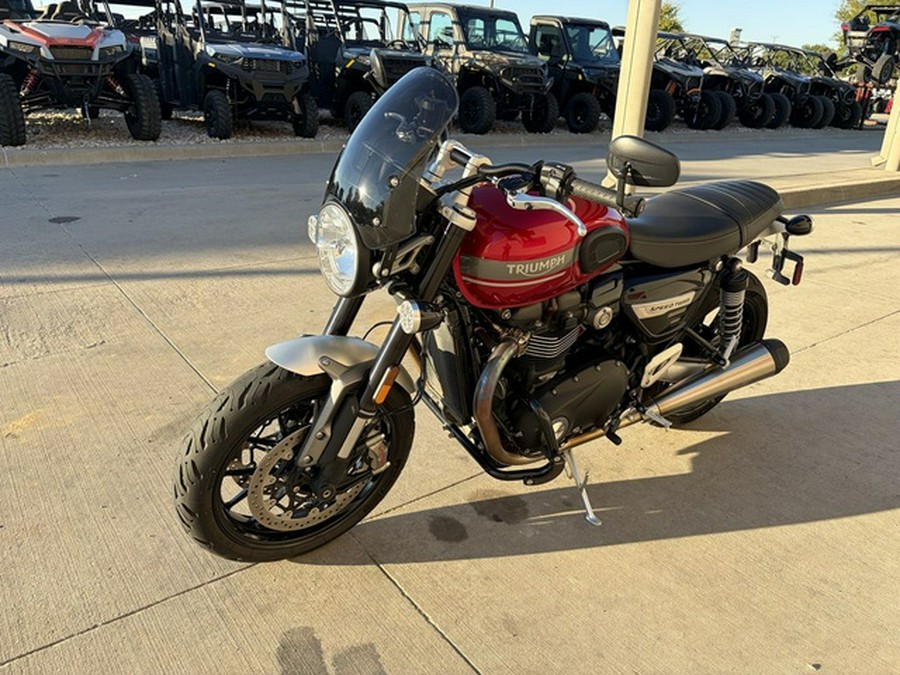 2022 Triumph Speed Twin Red Hopper 1200